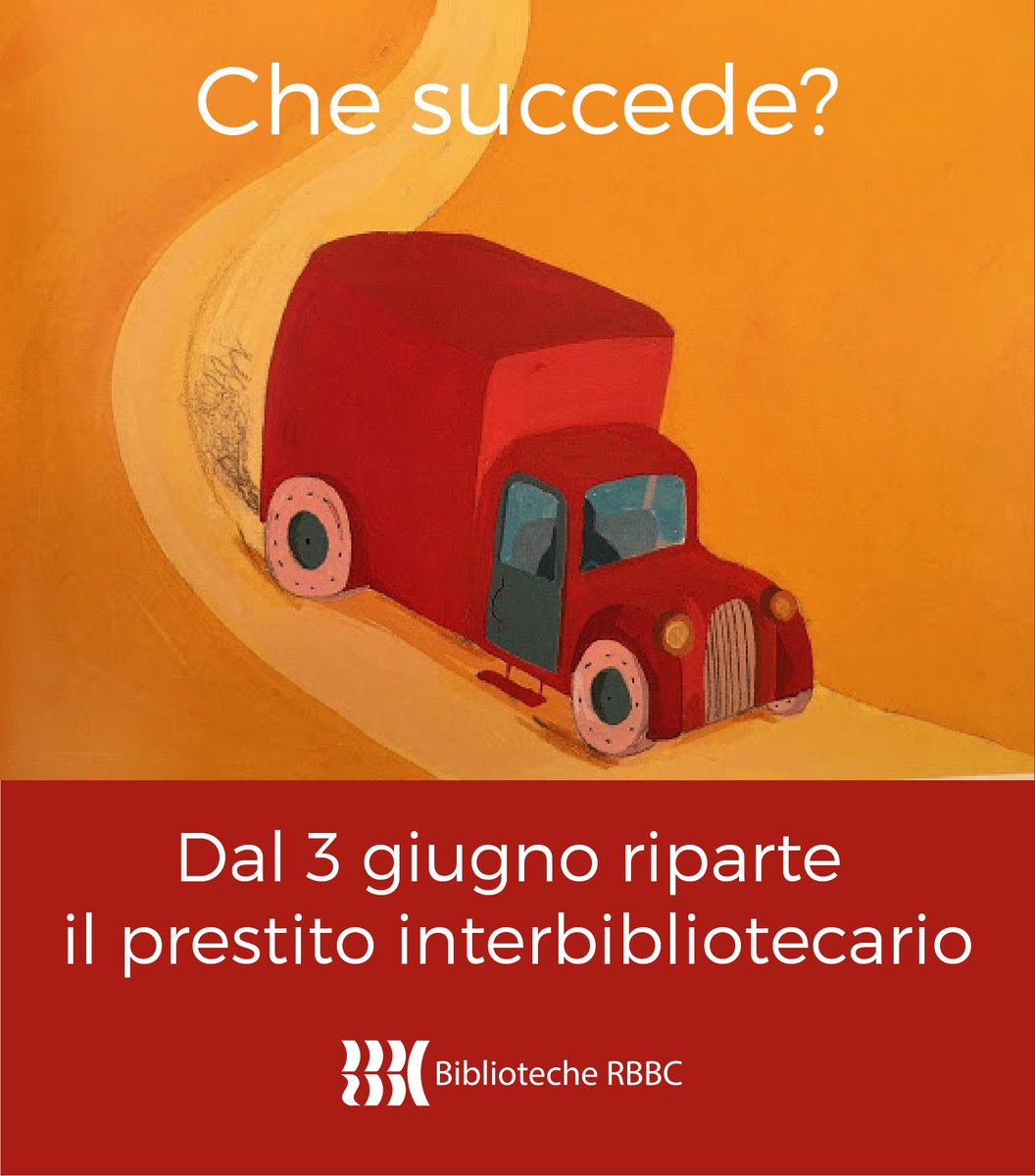Le biblioteche RBBC sono liete di annunciare la novita!
Tutte le info 👉 bit.ly/RBBCpib