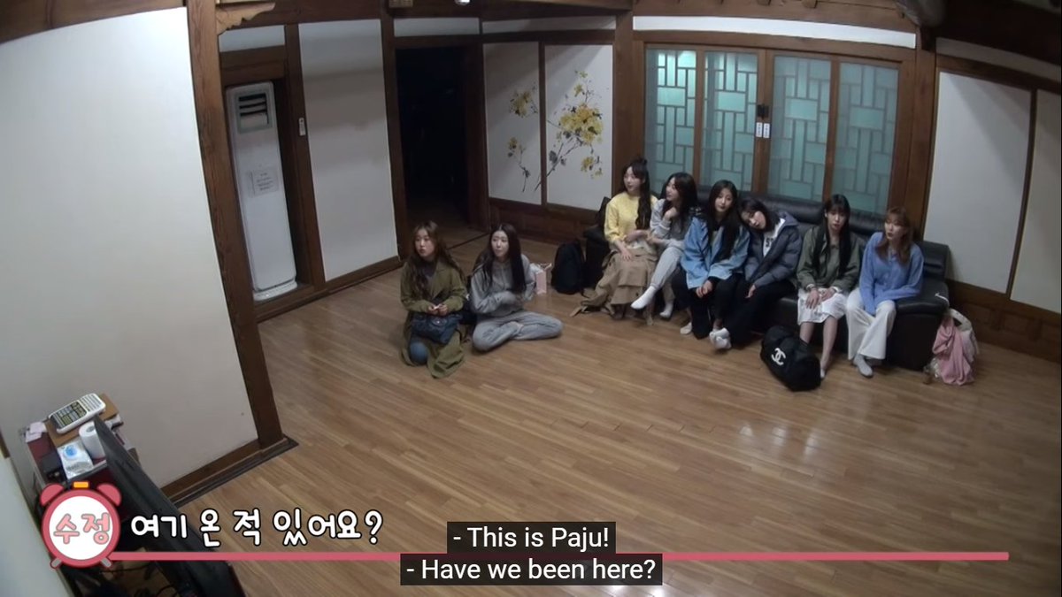 they have already been in this traditional korean house in paju way back in 2014 during their first membership training before the debut 