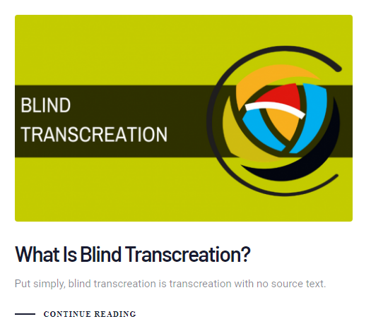 Crisol_xl8's tweet photo. #TranslationFriday #UsefulResources
As we are working with #BlindTranscreation and we find it really interesting, we wanted to share some information about it. ✍️
Here’s the #article written by @MeryScheibe. 👌
Feel free to ask! 😊
https://t.co/O33MkYfaHm https://t.co/zRC7eM7SAn
