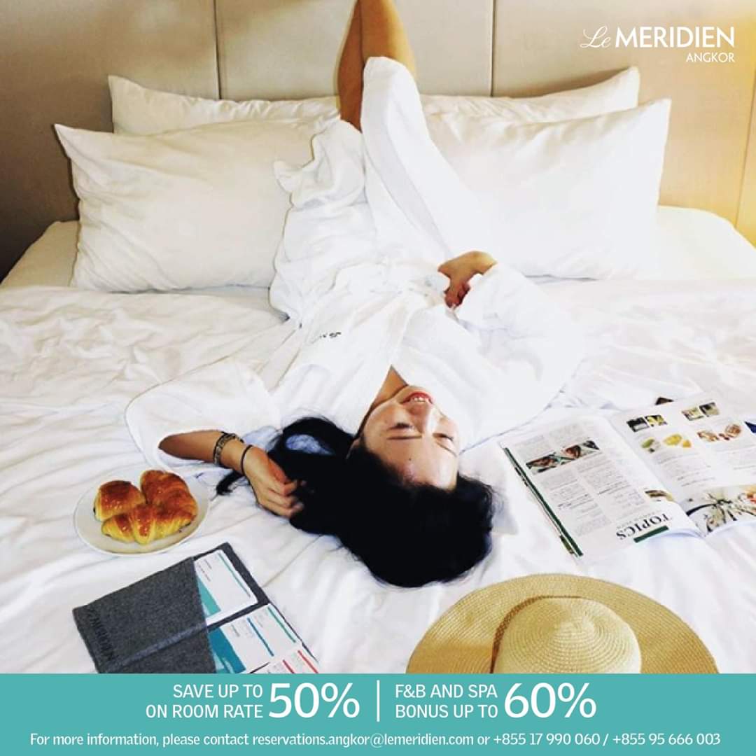 LMAngkor's tweet photo. Purchase our exclusive gift vouchers today and save more on your next stay plus bonus value up to 60% on delicious dining and sublime spa treatments. 

For more info: reservations.angkor@lemeridien.com or tel. +855 17 990 060 / +855 95 666 003
#LeMeridienAngkor  #SaveNowStayLater https://t.co/i50XS4ger9