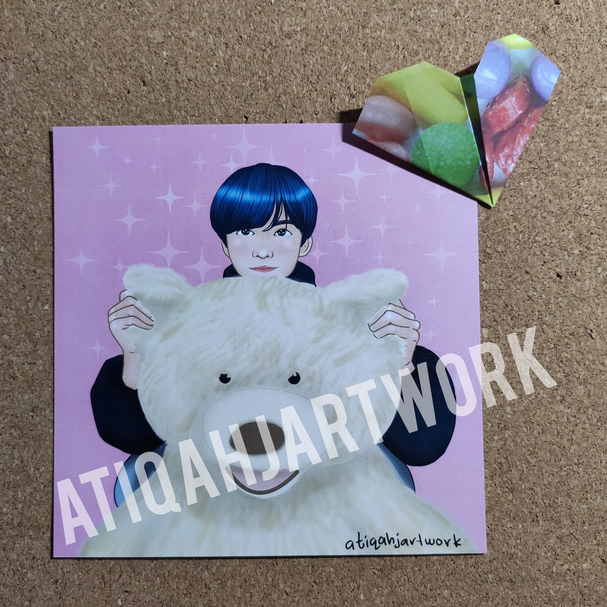 ASTRO birthday prints for JinJin, MJ & Rocky.RM4/piece, RM10 for 3 pieces.