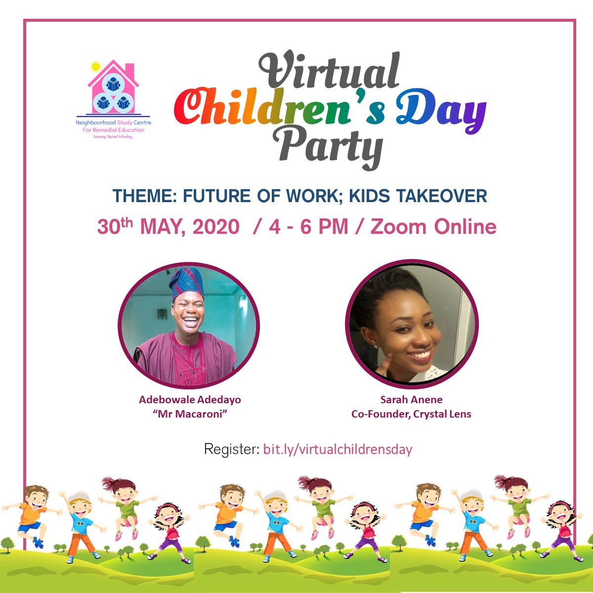 nscredu's tweet photo. We are super excited for @neighbourhoodstudycentre  #virtualchildrensparty tomorrow by 4pm🤹‍♂️💃
.
.
We look forward to hosting our amazing guest speaker @mrmacaroni1 as well as other guest speakers 
@prevhealthnigeria 
@talk2achild 
@crystallenscareer .
. https://t.co/2LVxVuuzDE