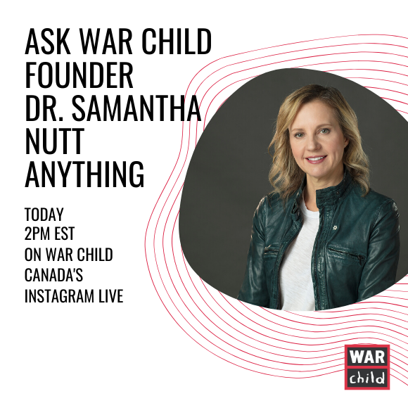 WarChildCan tweet picture