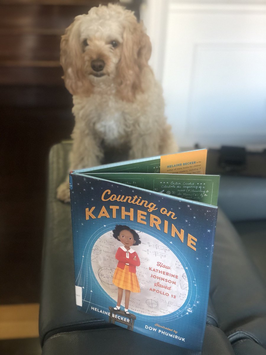 IngleboroughLlc's tweet photo. Another @ForestofReading favourite. #ChipReads Counting on Katherine by Helaine Becker. Math...science... and fierce women- perfect reading for a Friday. @PDSB_Libraries @IngleboroughPS #ingleboroughathome #LLClove https://t.co/iryME9Tjpu