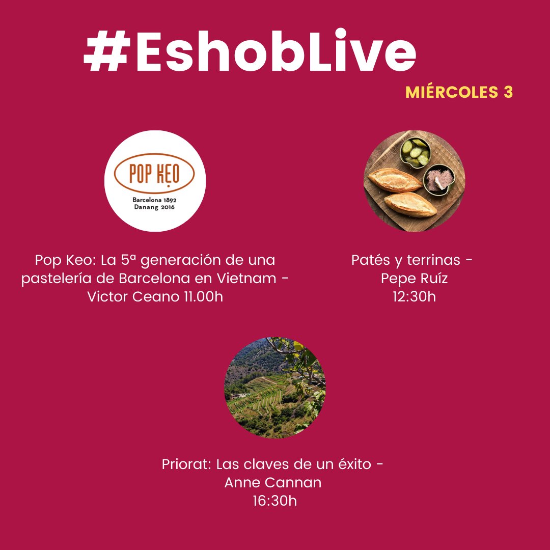ESHOBescola's tweet photo. 🖥 Empieza el mes de junio formándote con los cursos de #EshobLive.

📝 Inscríbete a nuestra formación online gratuita en: https://t.co/JY2lQZyHYy https://t.co/LLf5MT1Vaa