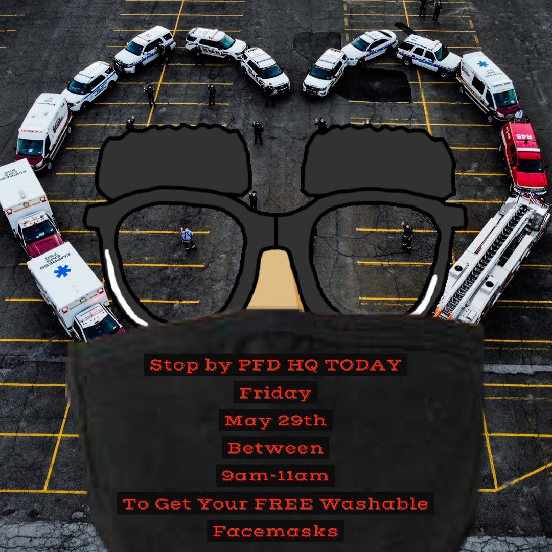 Stop by PFD HQ (219 5th Avenue Pelham Ny) TODAY between 9am and 11am to get your FREE washable 5-pack of facemaks! #pelhamny #pelhamfire