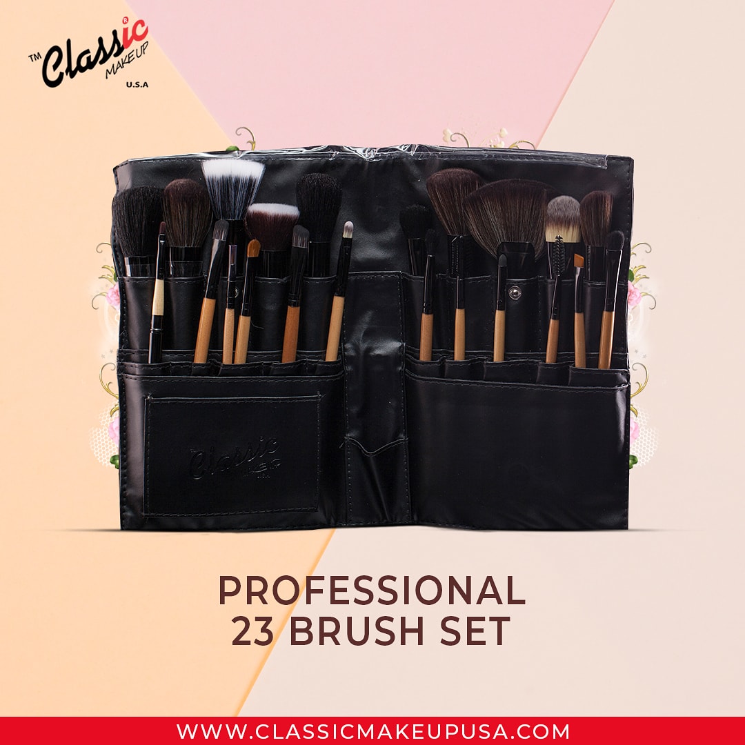 ClassicMakeup's tweet image. Classic Makeup professional-quality brushes have got you covered. It is designed to work with just about every beauty technique, whether you are contouring, highlighting, defining, blending, or anything else.