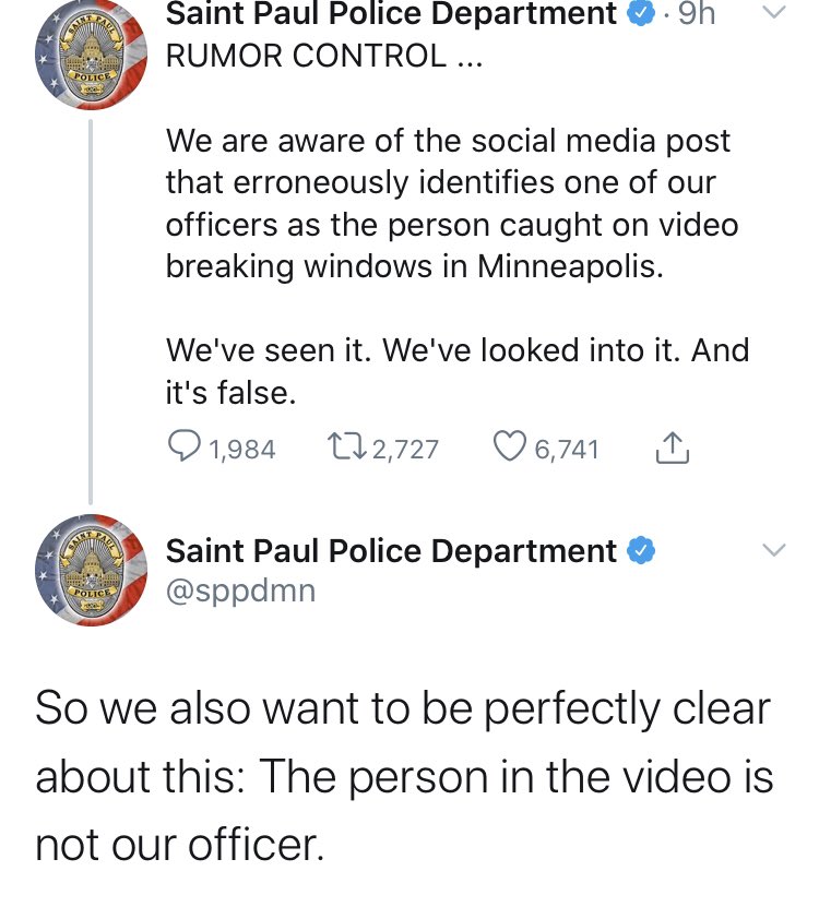 bennyjohnson's tweet photo. The Attorney General of Minnesota 
and Antifa sympathizer, @keithellison posted a video to Twitter and asked his followers to “ID him” which has led to hundreds of users posting personal information about people, including police officers, falsely identifying the person. https://t.co/G0AtTXJmnN