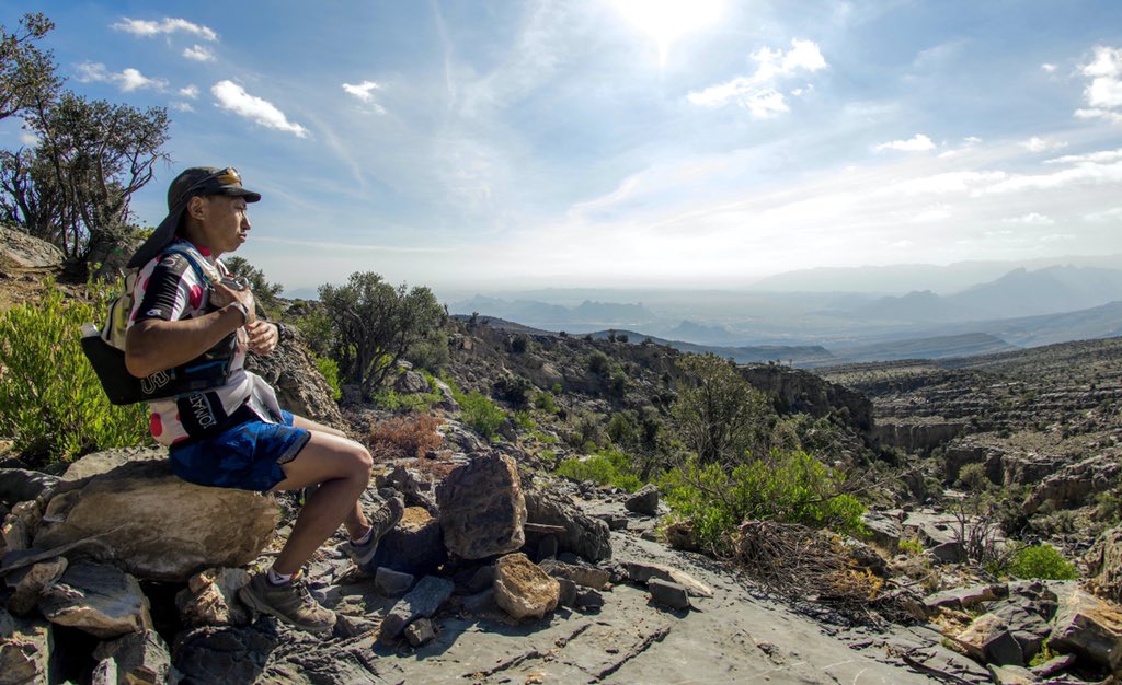 The views on the run are so mesmerising; here are our runners taking a break to look at the beautiful terrain. 🏃🏻‍♂️

Take a moment to enjoy the nature that surrounds you!

#utmb #omanbyutmb #nature #naturephotography #mountains #ultrarunning