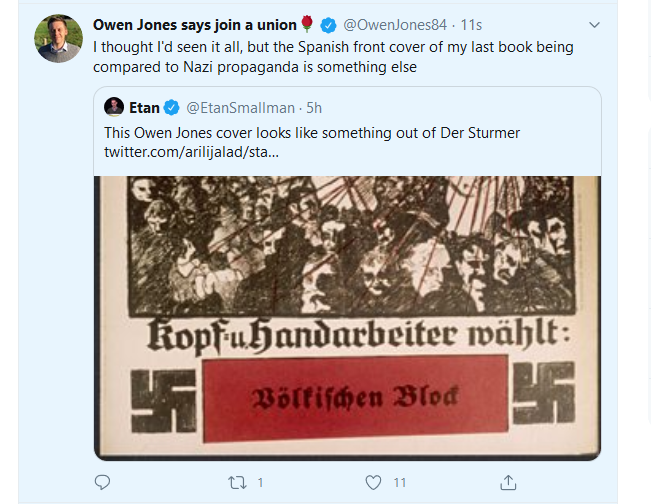 I had not yet replied before he retweeted my post to his almost 1m followers and then hit "Block". So I get a wave of tweets saying "You're the antisemite" and talking of "antisemitism industry", but no room for debate 3/7