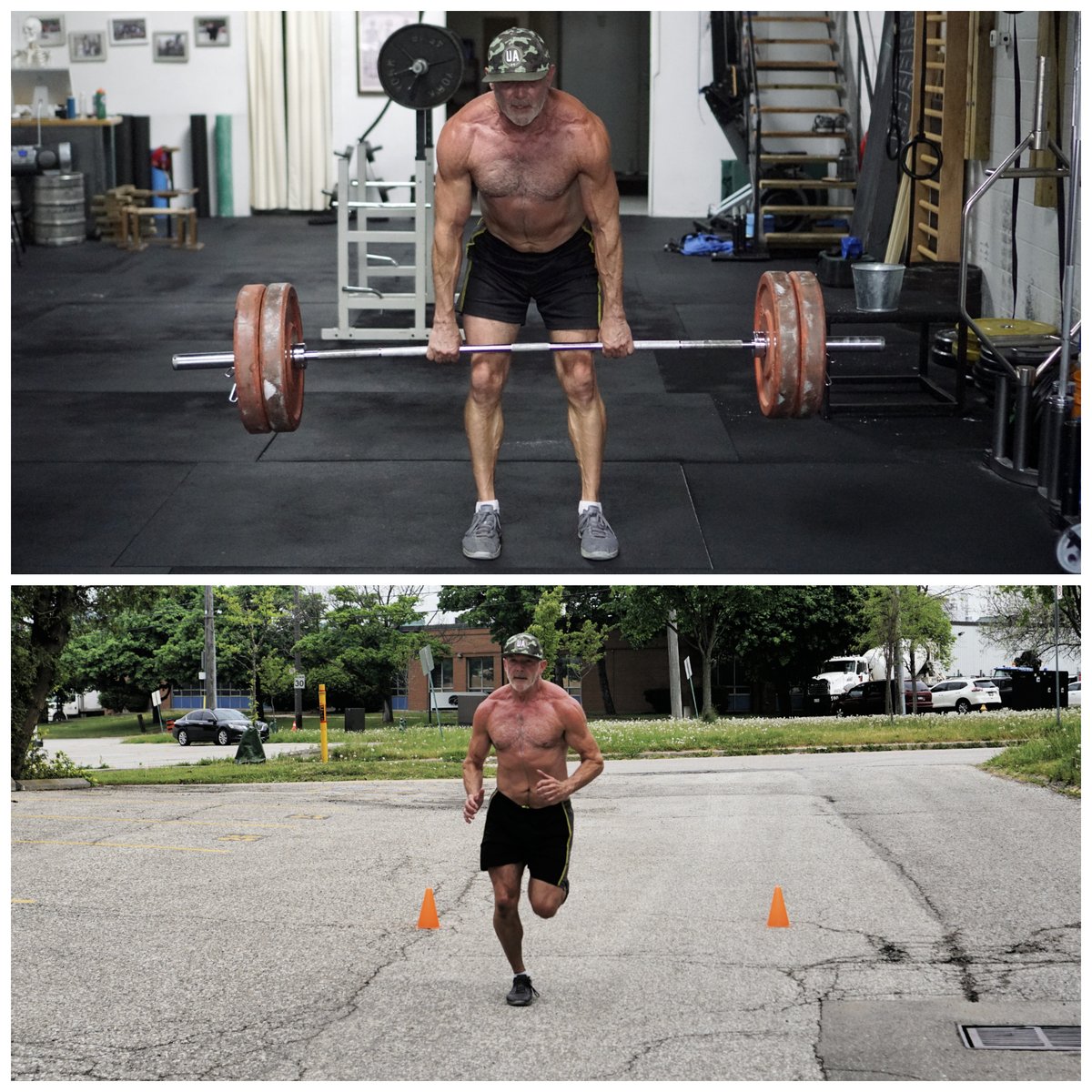 gregcarver's tweet photo. After my early morning pushups, it was a 7.5 level Beep Test #shuttlerun followed by 100 Back Squats and 100 Deadlifts (sets of 10).

Guess I was just born to have fun.

#fit4duty #runandlift #strengthboxTO #staystrong https://t.co/YXcNz9j1g0