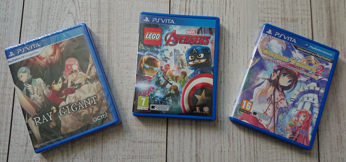 Yohko_Kurama17's tweet photo. Bienvenue #RayGigant #LegoAvengers #DungeonTravelers2
#PSVita #VitaIsland https://t.co/CO1hKgbqby
