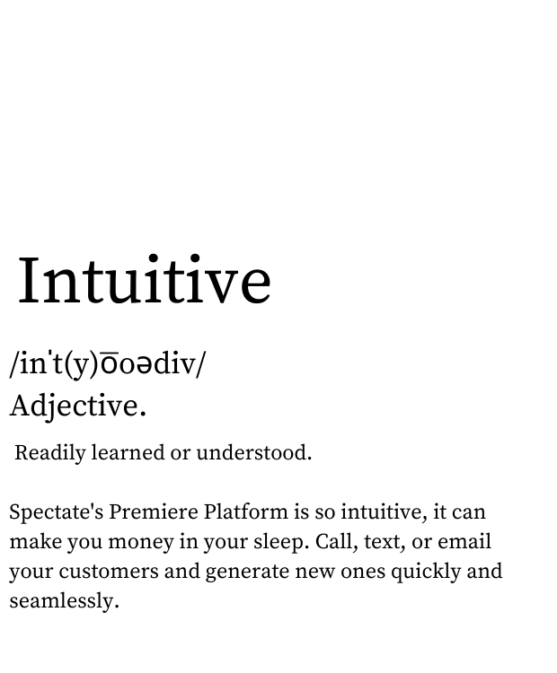 Spectate_SMG's tweet photo. You deserve a #smallbusiness platform that is intuitive. With Spectate there is no learning curve. Just set it up to handle your business communications and watch your business grow!

Sign up today at https://t.co/XJ3JVOkuAe https://t.co/yTqLwd1KFE