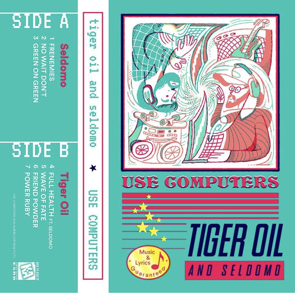TIGER OIL AND SELDOMO PRESENT: USE COMPUTERS! it’s an EP about video games + logging on to the web for business AND pleasure! #linkinbio