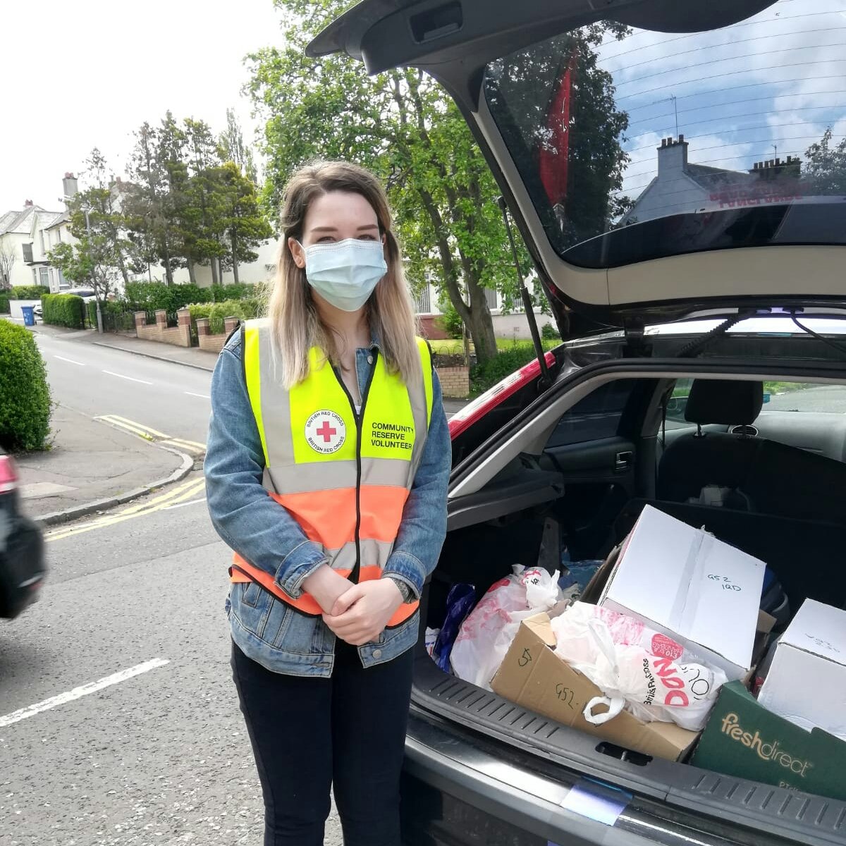 BRC_ERScotland's tweet photo. Our Glasgow team have outdone themselves on one of the hottest days of the year. 277 deliveries to people across Glasgow. #BritishRedCross #KindnessWillKeepUsTogether #Community https://t.co/Cs009OTxUZ