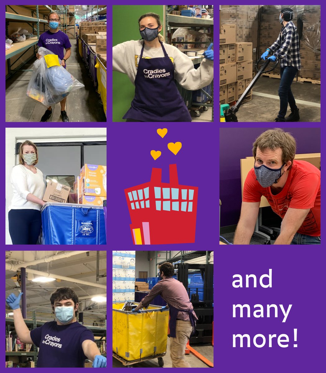 c2cboston's tweet photo. Today, we would like to highlight our Operations staff who continue to work both in our #GivingFactory and throughout MA communities! While maintaining strict safety standards, they are the driving force behind making sure that essential items are still reaching children in need. https://t.co/4906zSAorU
