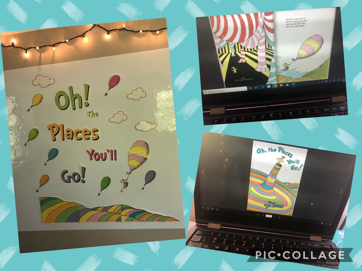 Every year on the last day I read, Oh the Places You’ll Go! to my students. Remote learning wasn’t going to stop me! We did it everyone!! #ASD4ALL #virtualgoodbyes