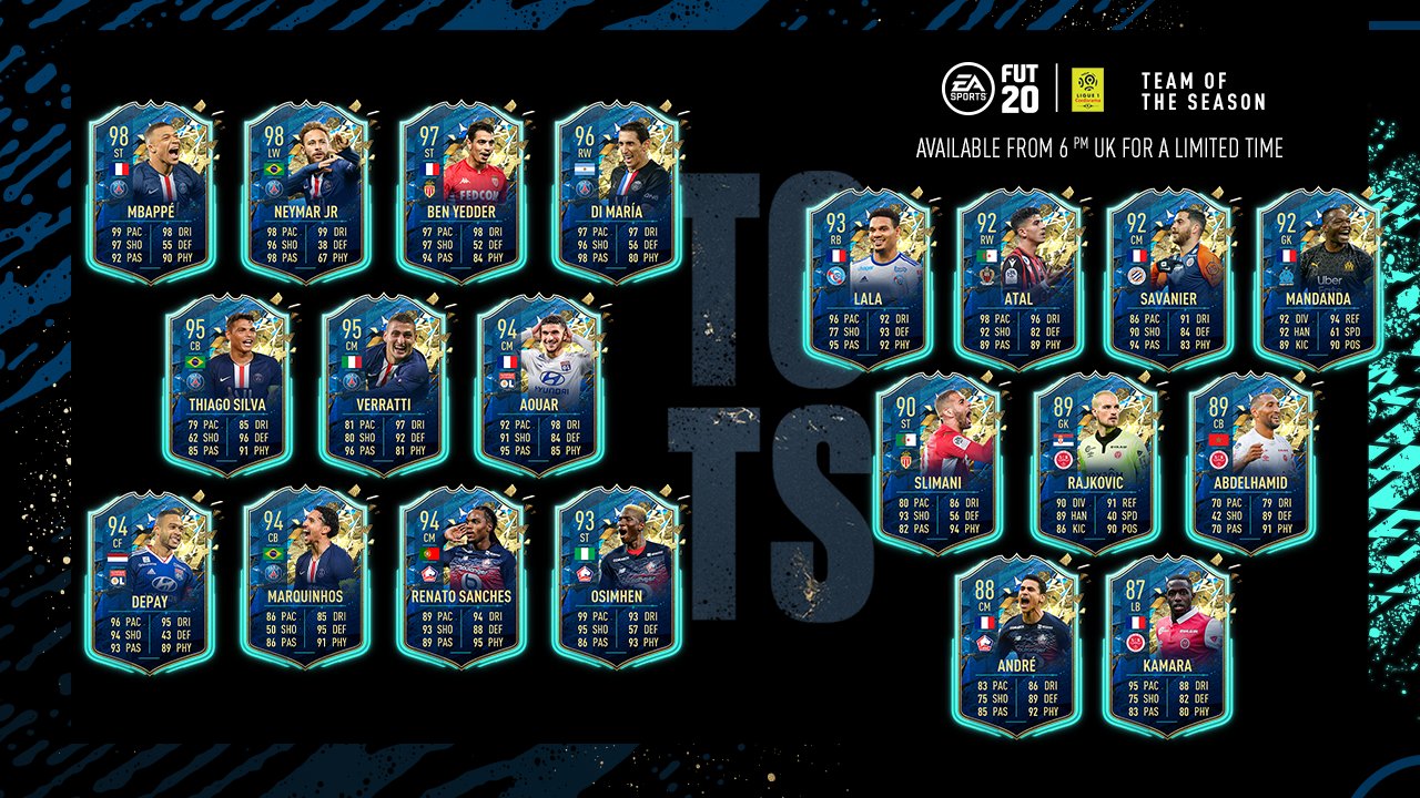 Ligue 1 cheap tots fifa 20