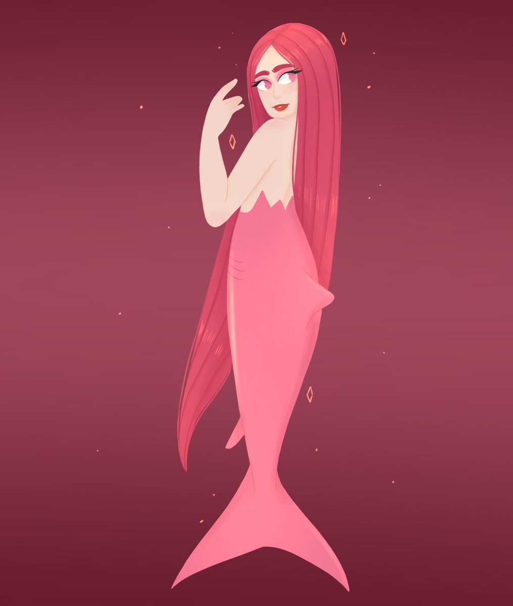 Mermaicheu's tweet photo. Pink lemonade💕🥂
•
•https://t.co/irfwfpZ0PR
•
#mermay #mermay2020 #shark #mermayday29 #mermaid #pantonemermay #digitalart #pinklemonade #pinkshark https://t.co/V29ZT3PFWL