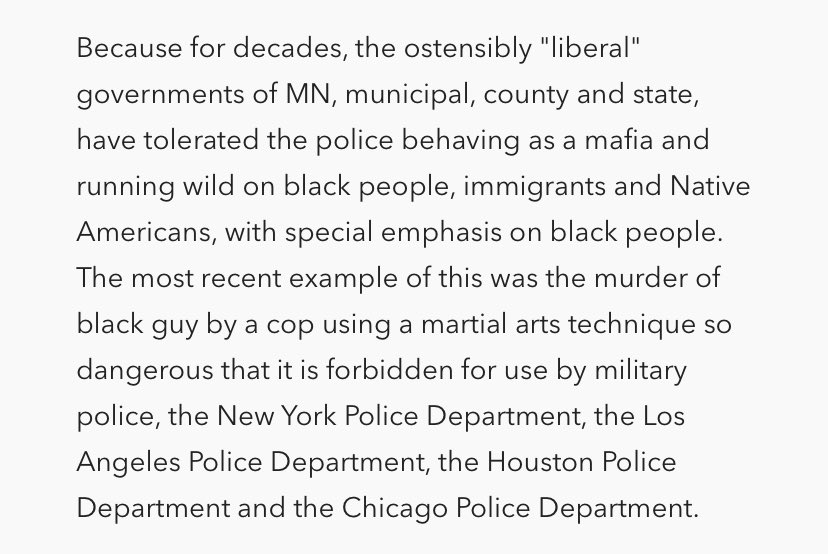  Thread on the  #Minneapolisprotests: There are many important questions circulating, here’s answers to a few of them:1. Why did they  #riot, to begin with?