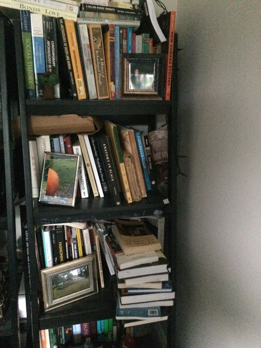 Now that you are thinking archaeologically, look around at the rest of your belongings—what do you have on your bookshelves (books, and other things as well)? What do you keep in or around your kitchen sink? 19/20  #PATC5