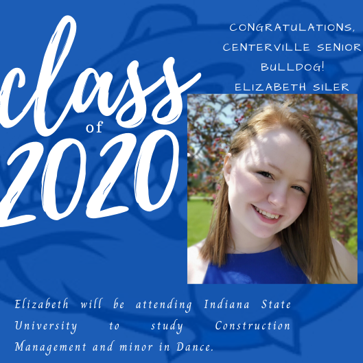 #SeniorSpotlight
Congratulations, Elizabeth! Best wishes to you <a href="/IndState/">ISU</a> Thank you for all of your hard work these past four years! So very proud of you! @mmccoypal @CentervilleSupt <a href="/Thollendonner/">Tim Hollendonner</a>
