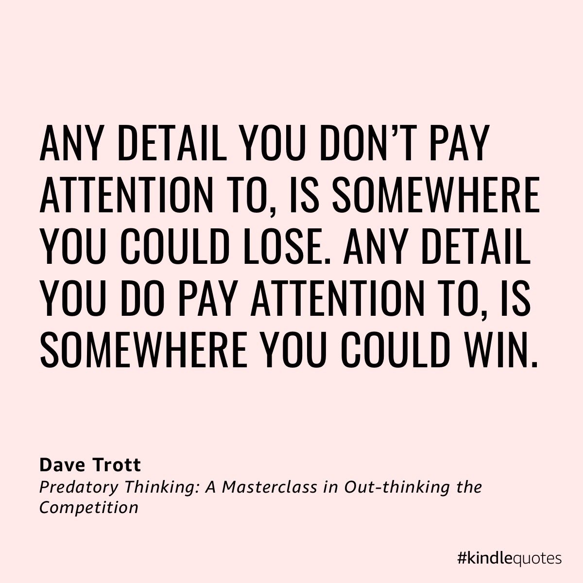 Small things make a big difference, having and edge gets results. #PredatoryThinking from ⁦@davetrott⁩ #marketingmasterclass