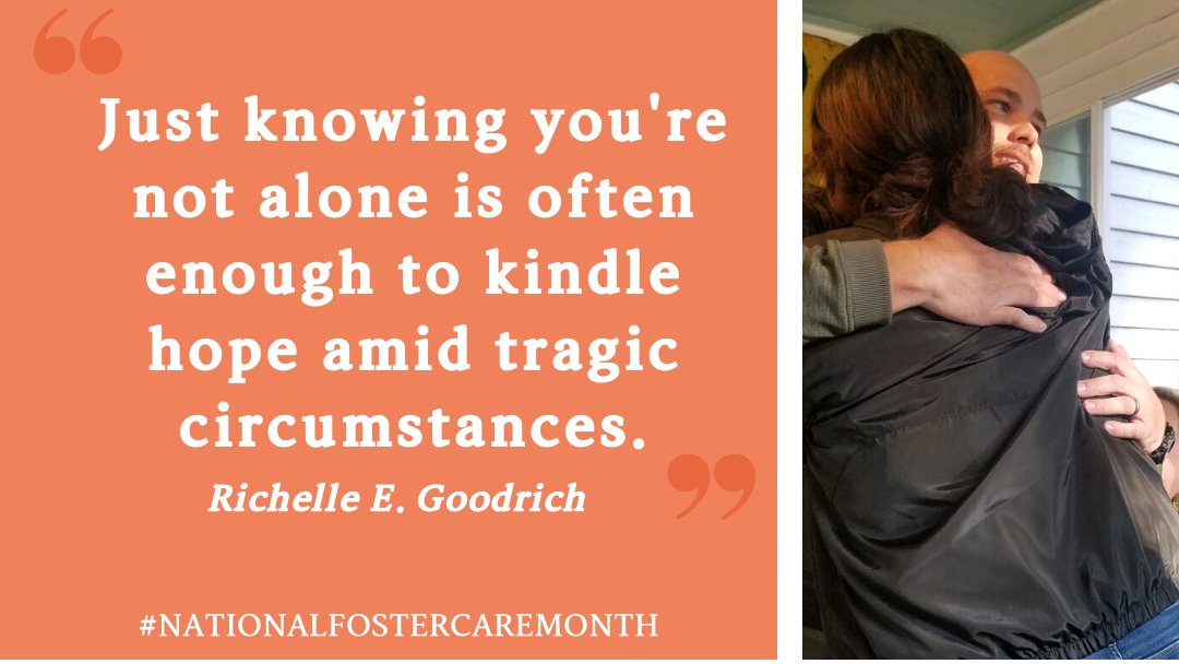 It has never been more important to surround one another with compassion and companionship. If you'd like to learn more bout becoming a Mentoring Family for a youth exiting care, let us know here: bit.ly/2yqQoJT #NationalFosterCareMonth #DontGoAlone