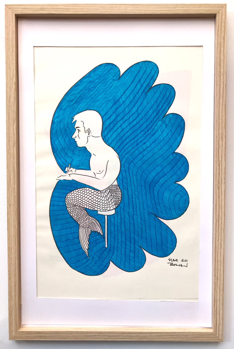 You can see the full range of works included here:  https://etsy.com/ie/shop/r... but let me know in advance before u buy so I can create a specific listing for you with your choices & the reduced priceMerman (2020)