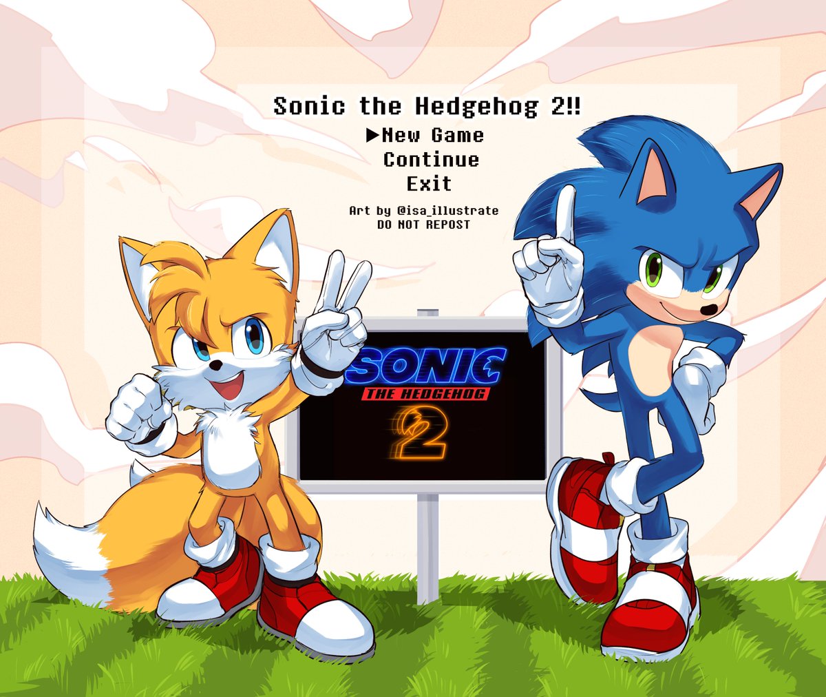isa_yfn415's tweet photo. #SonicMovie ✌️!!!!! https://t.co/kWYrlc1pOY