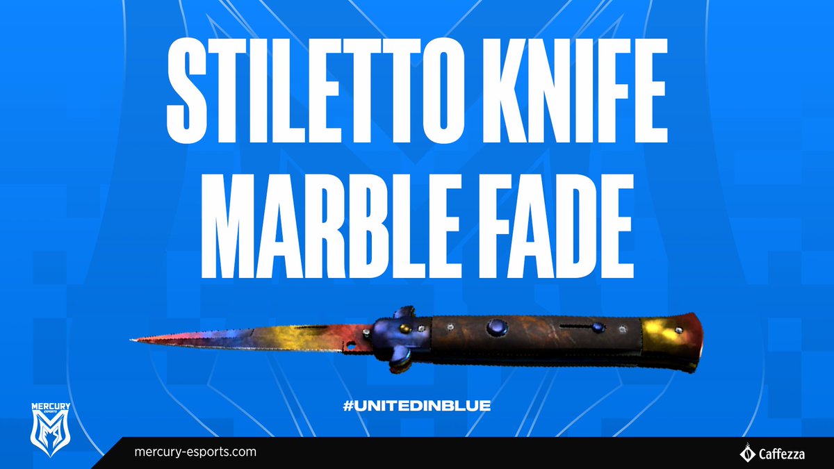 MERCURYesports's tweet image. [#CSGOGiveaway]

Stiletto Knife Marble fade (Minimal wear)

🔹Follow @TeamMercuryDE 
🔹Retweet  
🔹tag 2 friends

🔚14th June

Good luck! 🍀

#UnitedinBlue