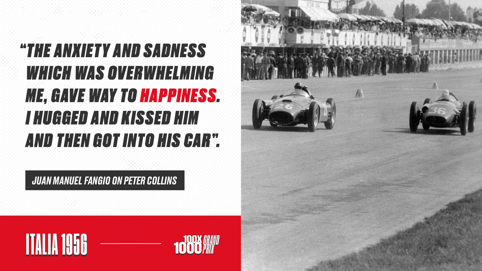 Scuderia Ferrari One Of The Greatest Sporting Moments In F1 History Juan Manuel Fangio Clinches The World Championship Thanks To Peter Collins Selflessness Essereferrari 100x1000gp Roadto1000 T Co 5upmc7lbgu