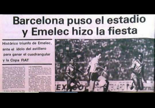 emelecretro's tweet photo. Gracias Benincaa!! hoy nos vamooo a celebrar 32 años que ese estadio es de papá♪#EmelecCamisetasRetro

CAMPEÓN en tu cara 29 de Mayo 1988 https://t.co/uZhqCNIDpy
