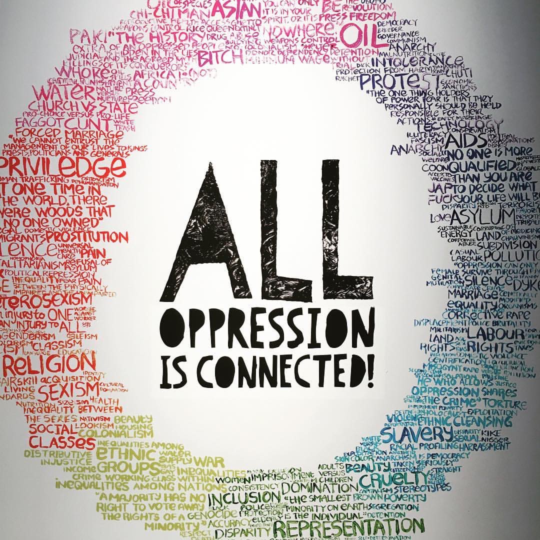 DCRapeCrisis's tweet photo. All forms of oppression are connected. You cannot talk about creating a world free from sexual violence without talking about the impact of state sanctioned violence, and the criminal justice system on black bodies. Sexual violence is not a single issue! https://t.co/6mfTaq5J7c