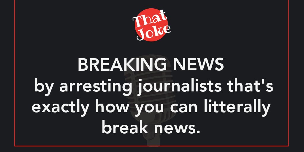 ThatJoke3's tweet photo. BREAKING NEWS
 by arresting journalists that's exactly how you can litterally break news.

Omar Jimenez #MinneapolisRiot #Minneapolis @cnnbrk @CNN @CNNPR #GeorgeFloydprotest @OmarJimenez https://t.co/oUv4gKkCnj