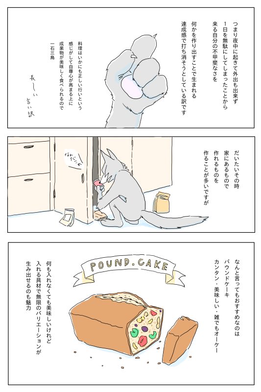 真夜中にケーキを焼く話1/3 