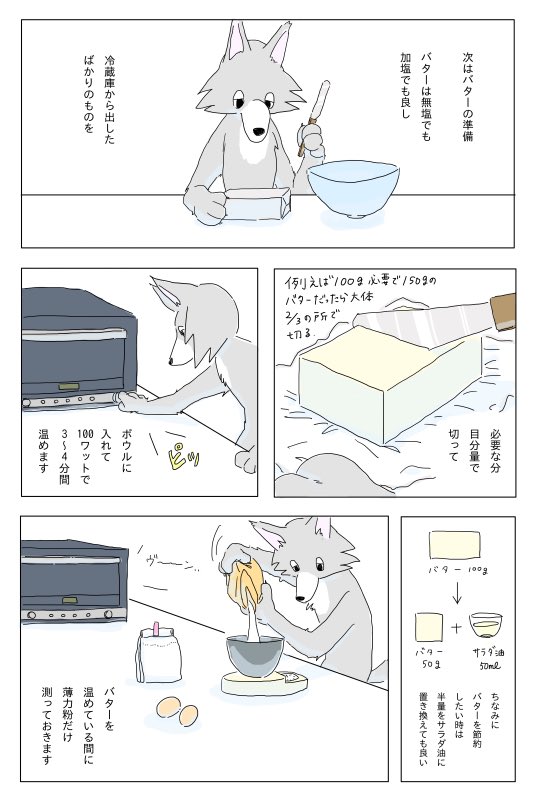 真夜中にケーキを焼く話1/3 