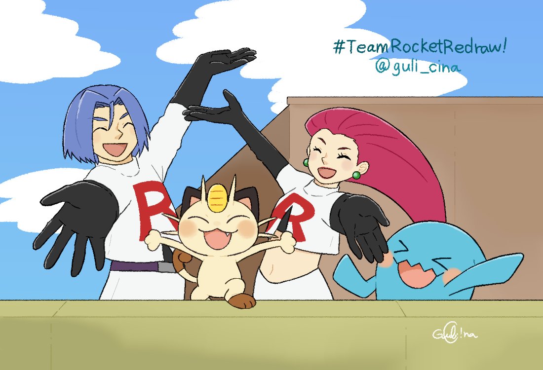 guli_cina's tweet photo. らりるれロケット団～(ｿｰﾅﾝｽ!!) #TeamRocketRedraw https://t.co/zsaXQdmfia