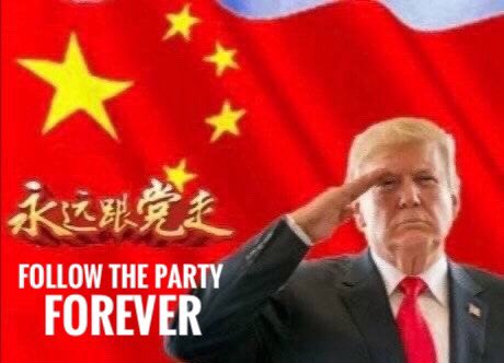 <a href="/realDonaldTrump/">Donald J. Trump</a> Hold your horses. It's not the time to win yet！If you are homesick, stand on the balcony and look to the far east！我们永远支持你！党的好同志，人民的好川普！🇨🇳🇨🇳🇨🇳I love China！🇨🇳🇨🇳🇨🇳