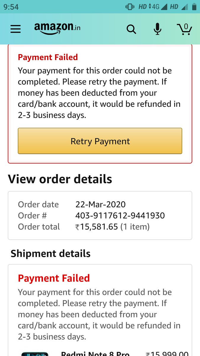 I have ordere Xiaomi mobile phone from Amazon on 22nd March on a 3-month EMI, but I have neither received my phone nor my 1st instalment EMI money back. Nor they are cancelling my order. It's been more than 2 months. <a href="/AmitAgarwal/">Amit Agarwal</a> , @AmazonIn_In , <a href="/JeffBezos/">Jeff Bezos</a>