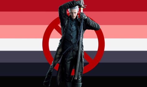 ACABFaves's tweet photo. Vergil from the Devil May Cry series is motivated to punch a cop! 

(It's so he doesn't have to pay child support.) https://t.co/g1hvNowLTa
