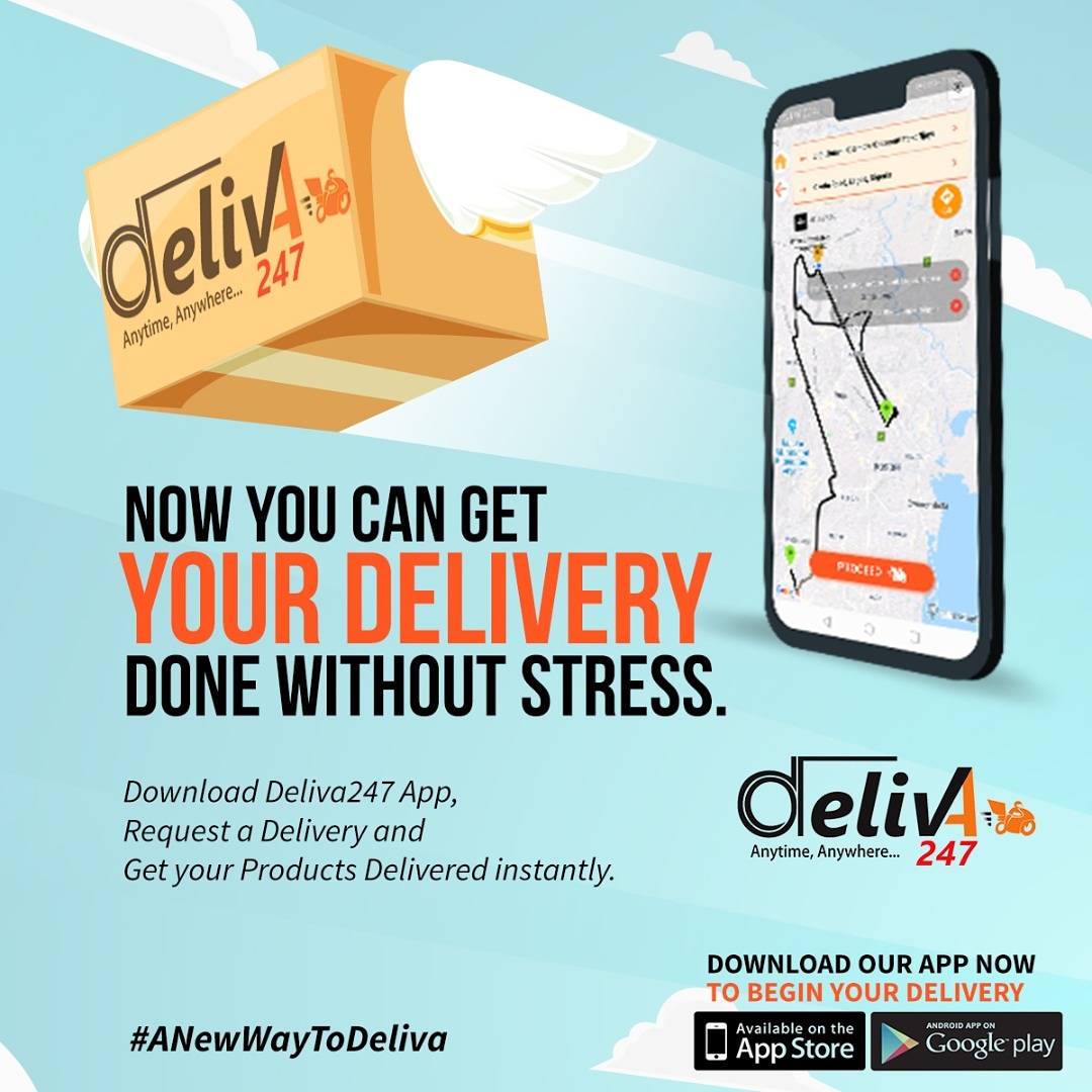 deliva247's tweet photo. Get your pickup and delivery done without stress. Download the Deliva247 App or call our customer care lines to book a pickup.
Operations starts on June 1st. So start booking.
#Deliva247 #DeliveryWithoutWorry #WeDelivaOnTime #samedaydelivery #DelivaOnTime #delivery # https://t.co/B0KX709mVg