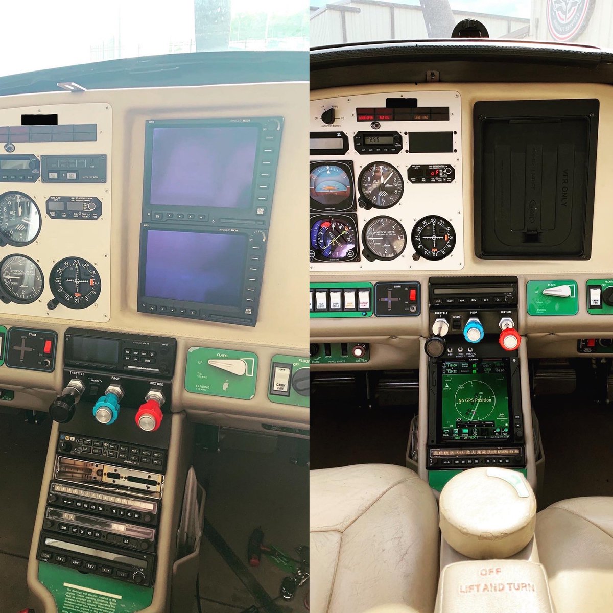 Before and After. Older Colombia looks good!