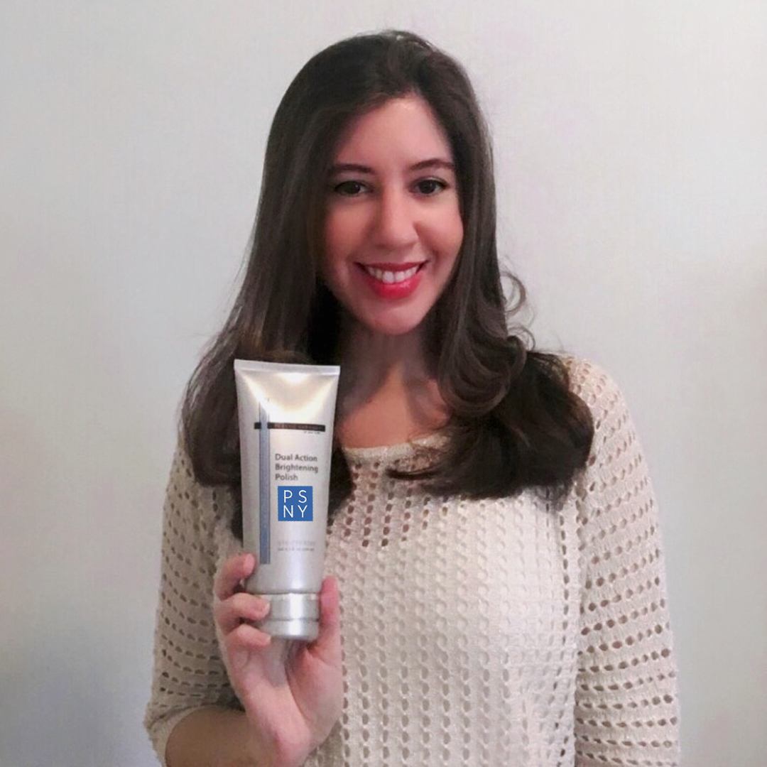 psofny's tweet image. Staff Favorite Product!  “I love the way my skin feels when I use the dual action brightening polish. My skin has really improved since I started using it and it’s definitely a product I can’t live without.” -Joy M.