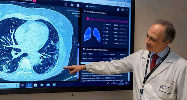 Università di Torino (@unito) on Twitter photo 🤖A Torino arriva l’Intelligenza Artificiale per combattere il Covid-19. Una tecnica rivoluzionaria a disposizione dei radiologi di <a href="/cittasalute_to/">AOU CittàdellaSalute</a> e #unito, grazie all’accordo con <a href="/inferVISION/">InferVision</a>, <a href="/EU_Commission/">European Commission</a> e <a href="/CSP_live/">Fondazione Compagnia San Paolo</a>
👉unitonews.it/index.php/it/n… 🤖A Torino arriva l’Intelligenza Artificiale per combattere il Covid-19. Una tecnica rivoluzionaria a disposizione dei radiologi di <a href="/cittasalute_to/">AOU CittàdellaSalute</a> e #unito, grazie all’accordo con <a href="/inferVISION/">InferVision</a>, <a href="/EU_Commission/">European Commission</a> e <a href="/CSP_live/">Fondazione Compagnia San Paolo</a>
👉unitonews.it/index.php/it/n…