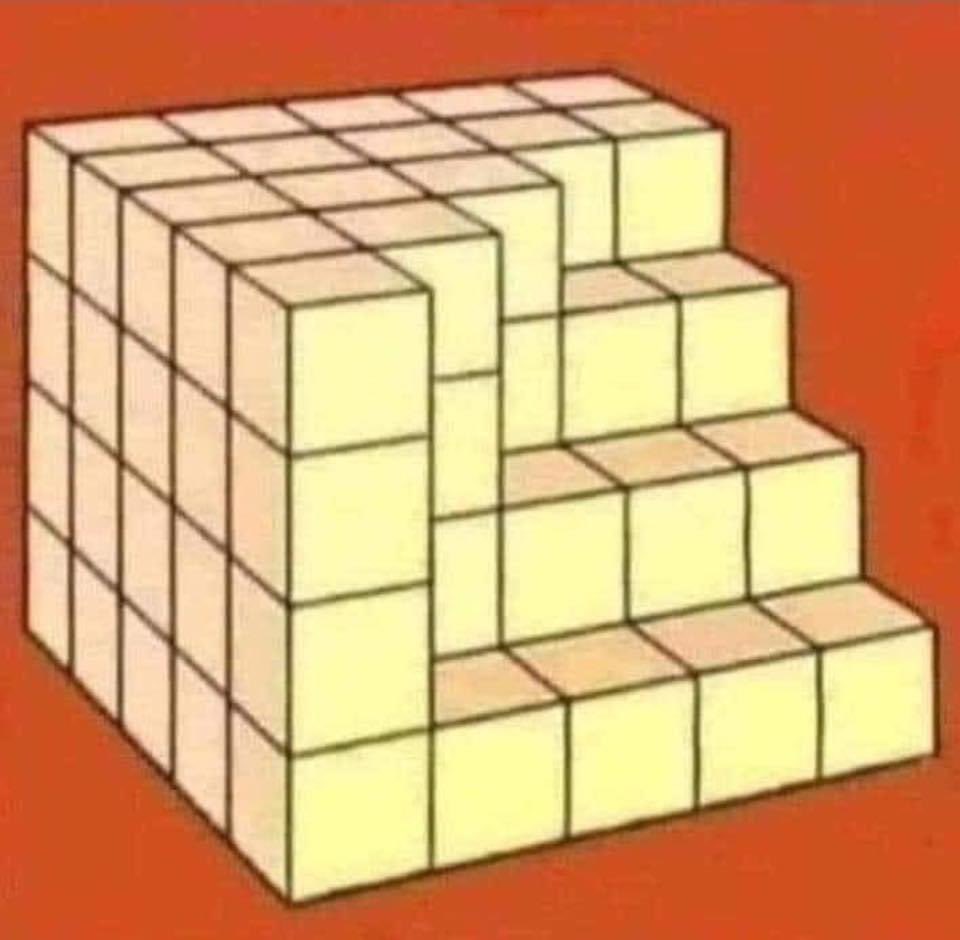 dmac_nashsports's tweet photo. How many blocks do you need to complete the cube?
#BrainPushUps https://t.co/xad2ltQOYP