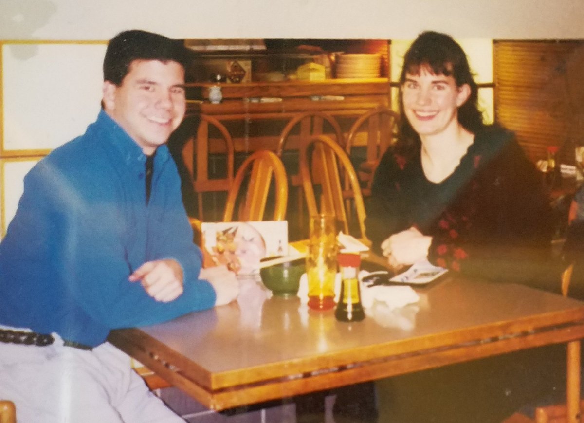 WesKatagi's tweet photo. If bars were open, I could take my marriage out for a drink!

Happy 21st Anniversary @LizaVanKay 

From one of our earliest dates to one of our most recent. Loved you then, and even more so now. https://t.co/DOHAhEtcfA