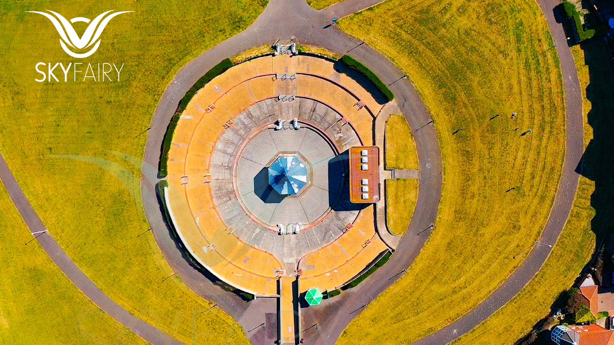 Walpole bay bandstand drop down shot by Goose #isleofthanet #walpolebay