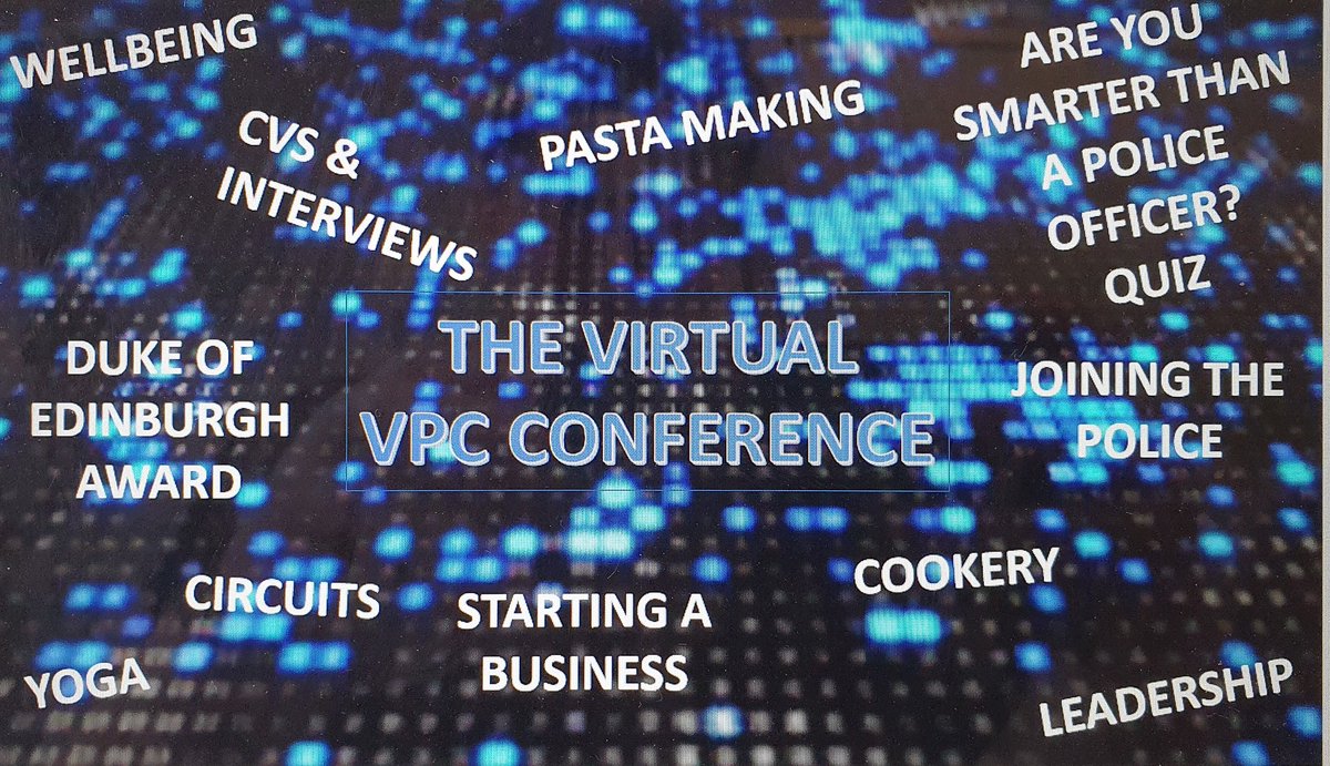 Having a great time at #TheVirtualVPCConference with <a href="/MPSLewishamVPC/">MPSLewishamVPC</a> @OfficialRGVPC <a href="/VpcBexley/">BEXLEY VPC</a> 
Learning some great skills and catching up with our friends 🎉
<a href="/NationalVPC/">National Volunteer Police Cadets</a> <a href="/MPSCadets/">MPS Cadets</a> What do you think about a non virtual one next year? We've got some ideas 🙂