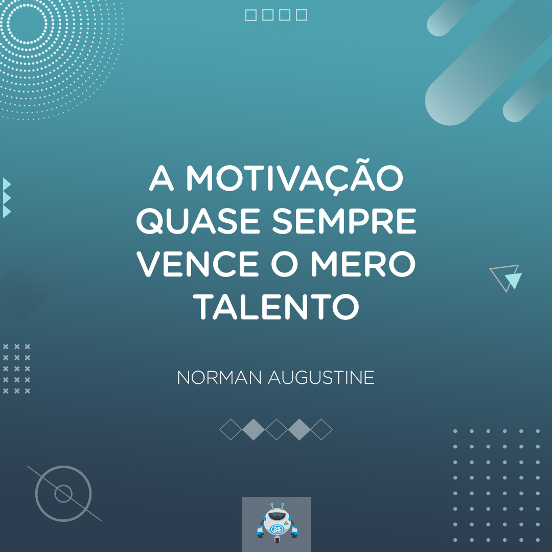 23web_'s tweet photo. A motivação quase sempre vence o mero talento.

Norman Augustine
.
.
.

🖥 Visite o nosso site e conheça mais o nosso trabalho:
https://t.co/3hBamehHfQ https://t.co/LqzxOPs2ZS